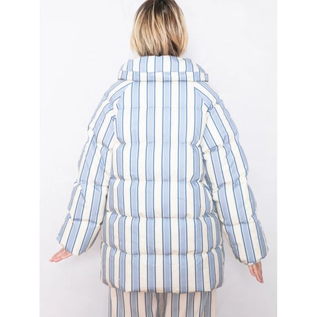 STRIPED MIDI JACKET