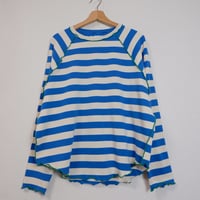 SISMA BORDER LS TEE/BLUE