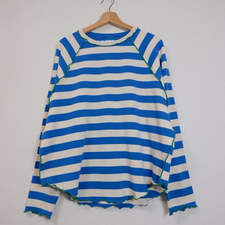 SISMA BORDER LS TEE/BLUE