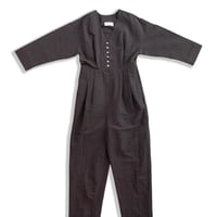 Cotton linen jump suit