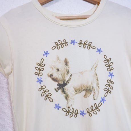 DOG TEE/YELLOW