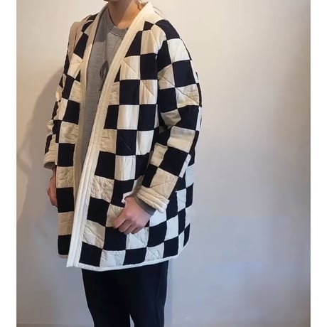 QUILT JACKET / BLACK×WHITE