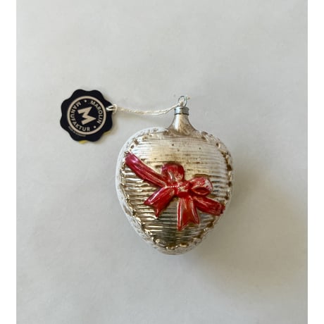 Christmas Ornament / Heart with Ribbon💝