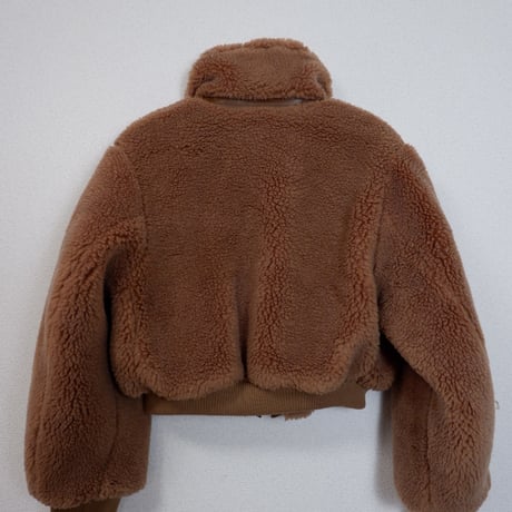 ZIP JACKET / BROWN