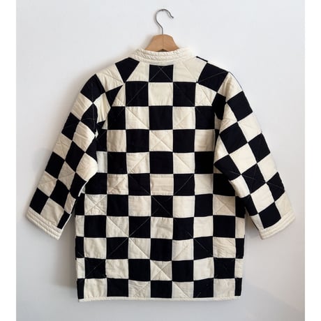 QUILT JACKET / BLACK×WHITE