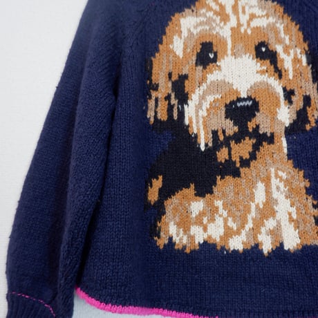 DOG KHIT JACKET/NAVY