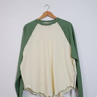 ORIGINAL RAGLAN LS TEE / KHAKI×CREAM