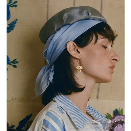 Gold Plated Silver Earrings / Eyes & Suns