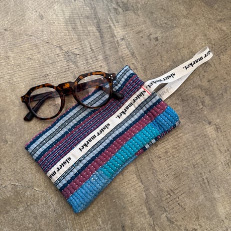 Kantha Glasses Pouch/B