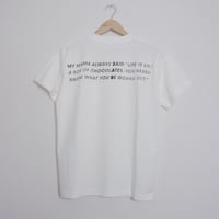 FOREST'S MOM message TEE/WHITE