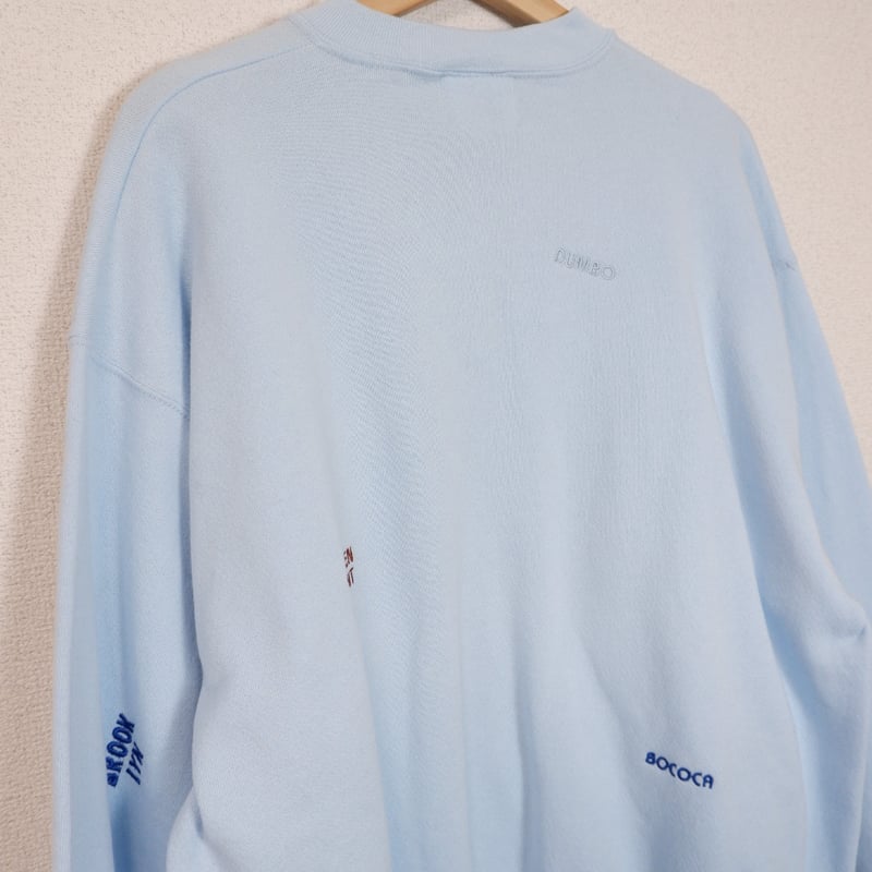 80s-90s Embroidery Sweat/SKY BLUE | sister market.