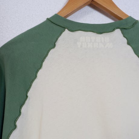 ORIGINAL RAGLAN LS TEE / KHAKI×CREAM