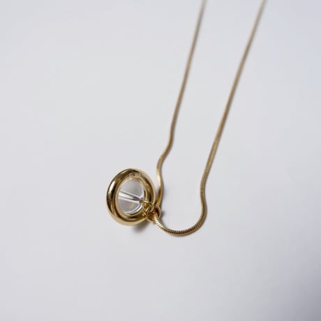 ORBIT GLASS PENDANT NECKLACE