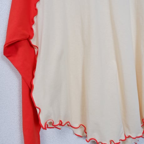 ORIGINAL RAGLAN LS TEE / RED×CREAM