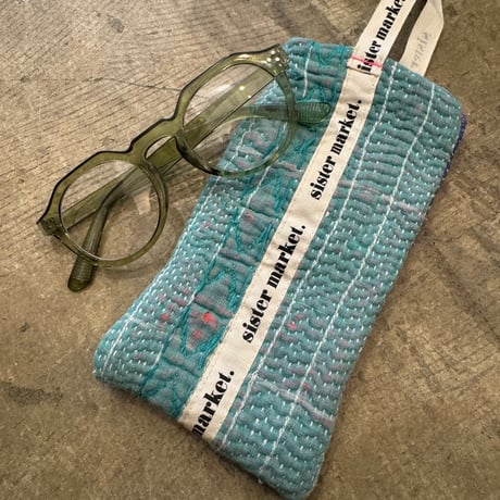 Kantha Glasses Pouch/F