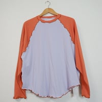 ORIGINAL RAGLAN LS TEE / ORANGE×PURPLE