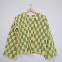 Checker Cardigan