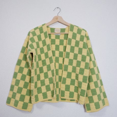 Checker Cardigan