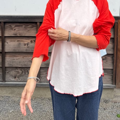 ORIGINAL RAGLAN LS TEE /  RED×PINK