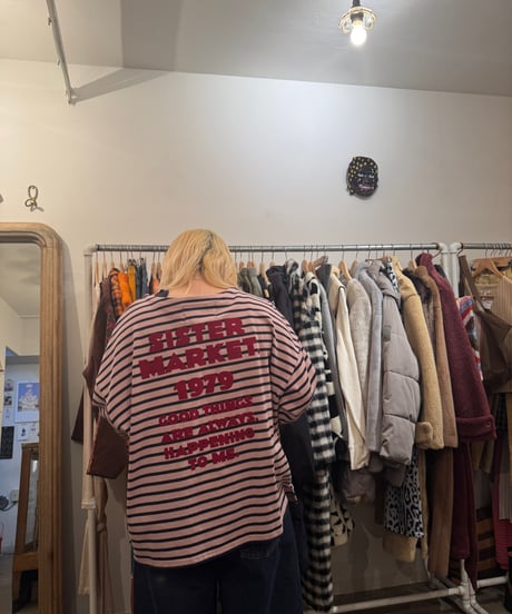 Border Pullover/Pink✖️Navy