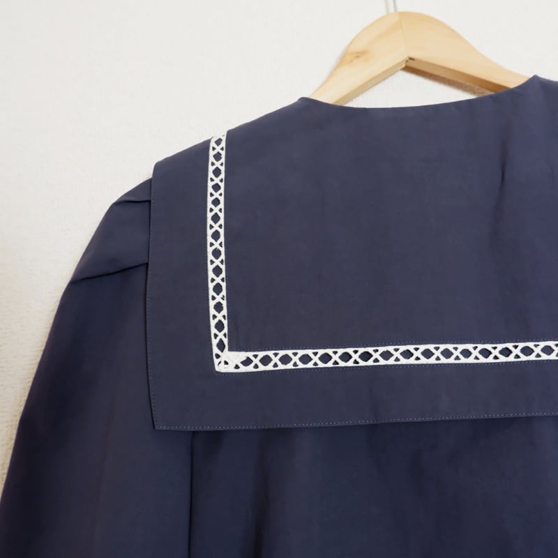 quitan SAILOR TOP 新品未使用 SAILOR NECK BLOUSE/NAVY | sister market.