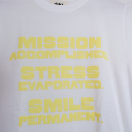 MISSION ACCOMPLISHED. TEE