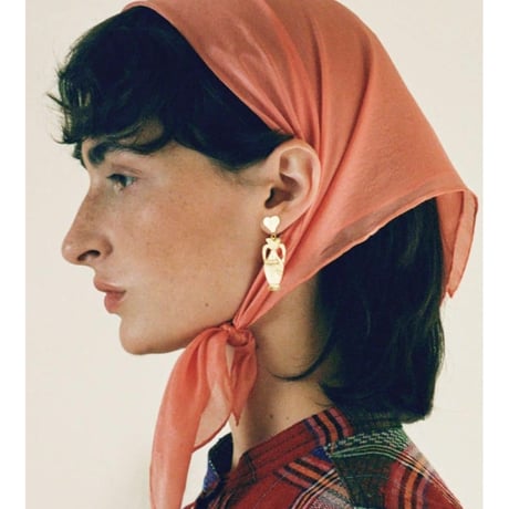 Gold Plated Silver Earrings / Pots & Hearts