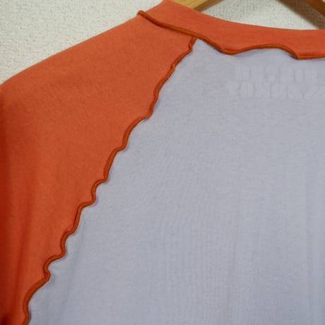 ORIGINAL RAGLAN LS TEE / ORANGE×PURPLE