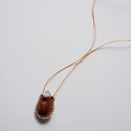 Omamori Necklace/Red beads