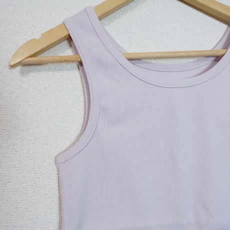 RIB TANKTOP/PURPLE