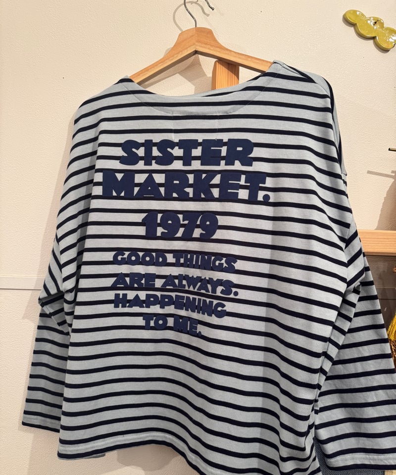 試着のみ SISTER MARKET Border Pullover Border Pullover/Blue✖️Navy | sister market.