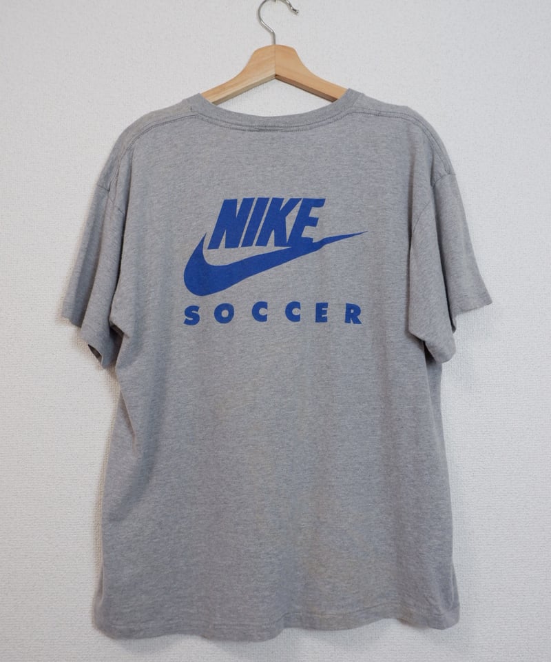 ✅90s NIKE TEAM リンガー ハーフボタン シャツ ナイキ 90s 00s 白タグ オールド 半袖 Vネック リンガー Tシャツ