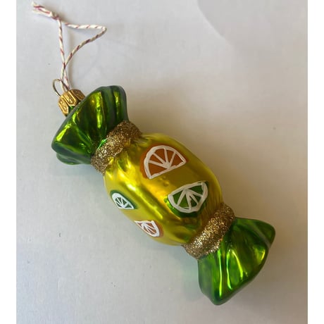 Christmas Ornament / Lemon Candy (Green)