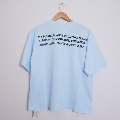 FOREST'S MOM message TEE/SKY