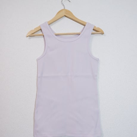 RIB TANKTOP/PURPLE