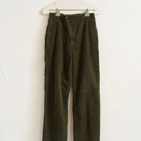 CORDUROY HOOK PANTS - SEP IN /OLIVE