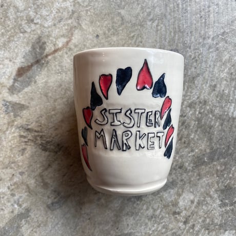 Custam Heart&Sister Logo Tumbler