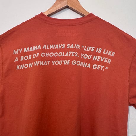 FOREST'S MOM message TEE/terracotta