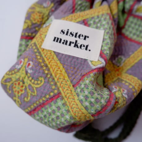 KANTHA 巾着/C