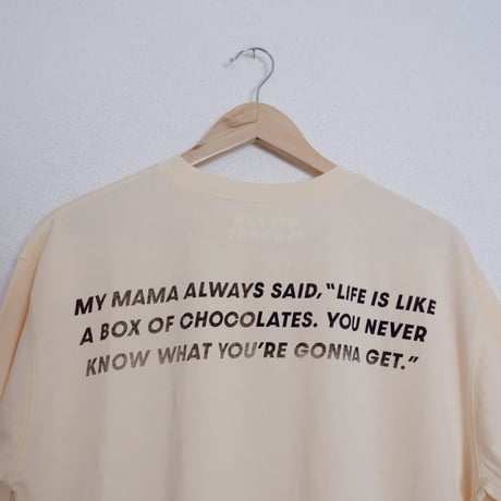 FOREST'S MOM message TEE/SAND