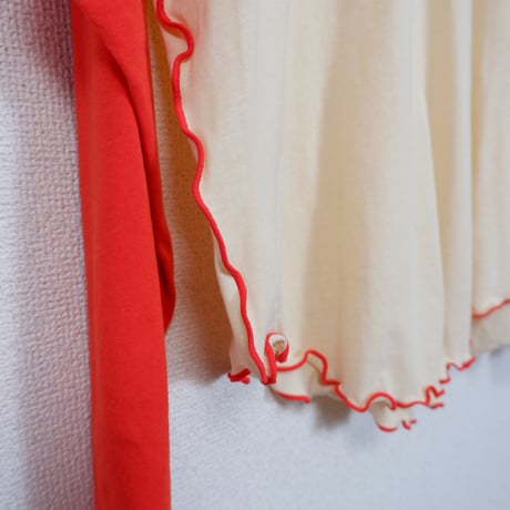 ORIGINAL RAGLAN LS TEE / RED×CREAM