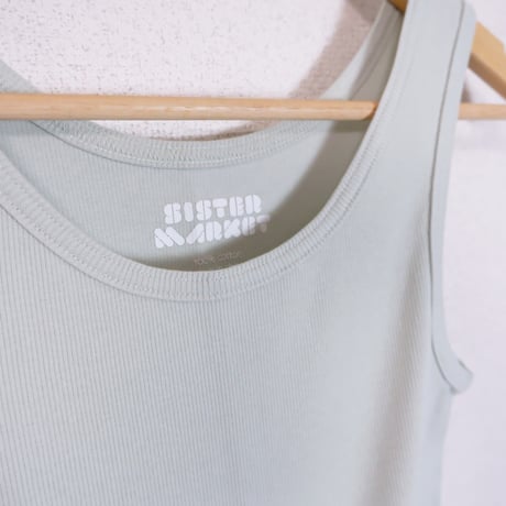 RIB TANKTOP/MINT GREEN