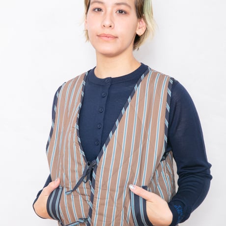 BUTTONED CARDIGAN NAVY