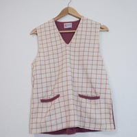 50s CHECK VEST