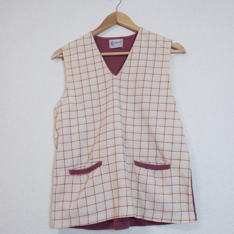 50s CHECK VEST
