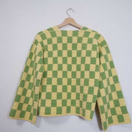 Checker Cardigan