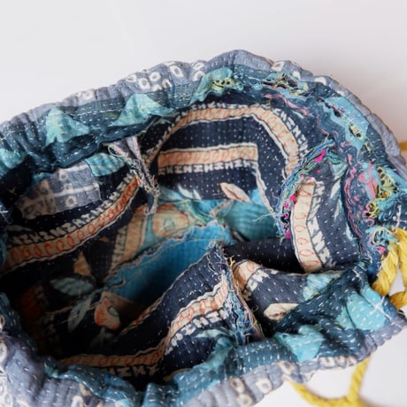 KANTHA 巾着/E