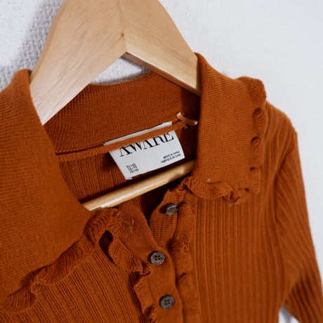 RIB KNIT POLO SHIRTS