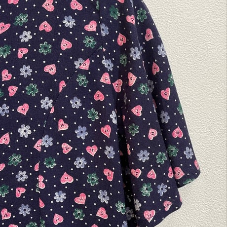 heart navy short ronpers