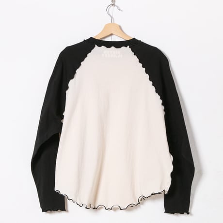 ORIGINAL RAGLAN LS TEE / BLACK×IVORY